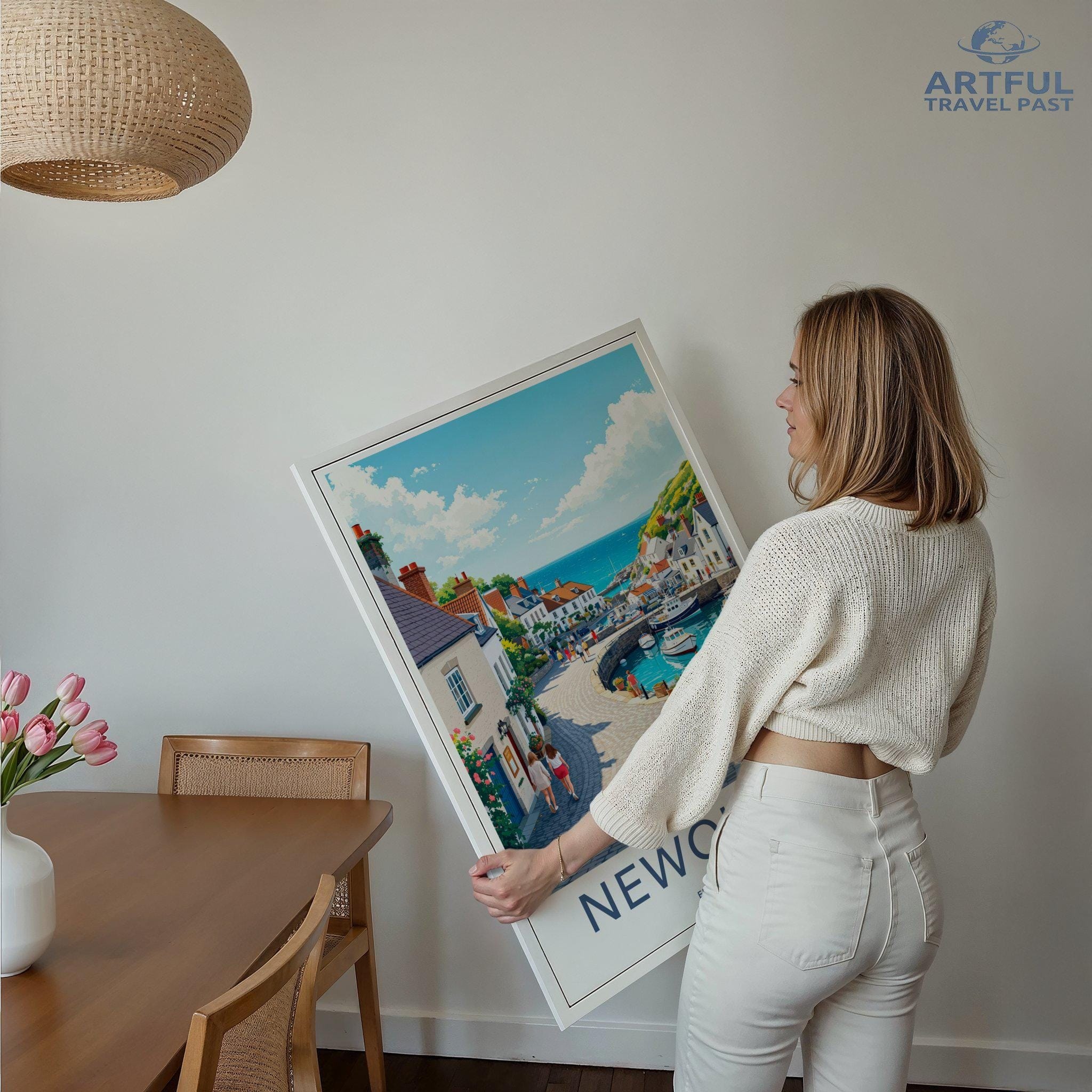 Newquay Poster - England Wall Art