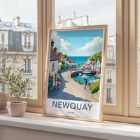 Newquay Poster - England Wall Art