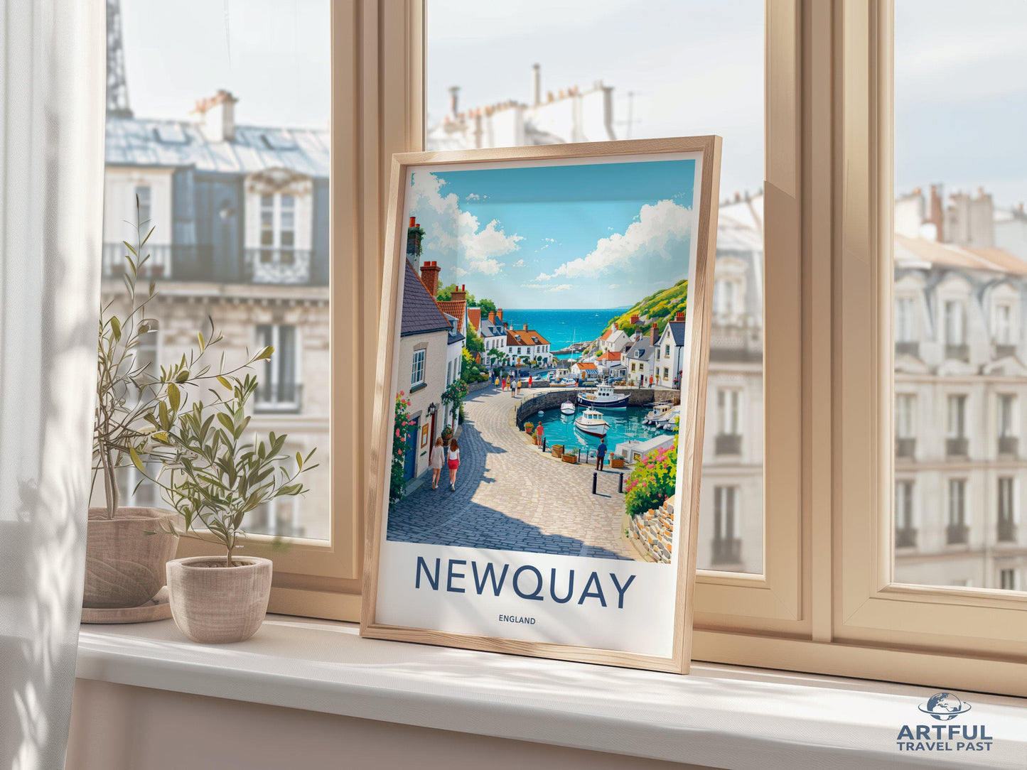 Newquay Poster - England Wall Art