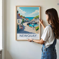 Newquay Poster - England Wall Art