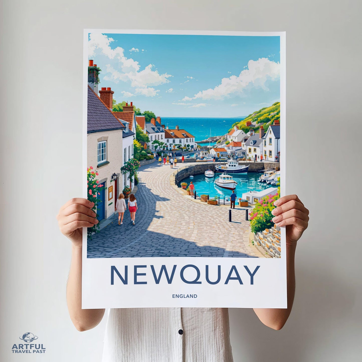 Newquay Poster - England Wall Art