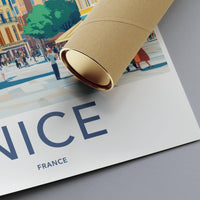 Nice Poster | France Wall Art | Europe Decor