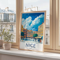 Nice Poster | France Wall Art | Europe Decor