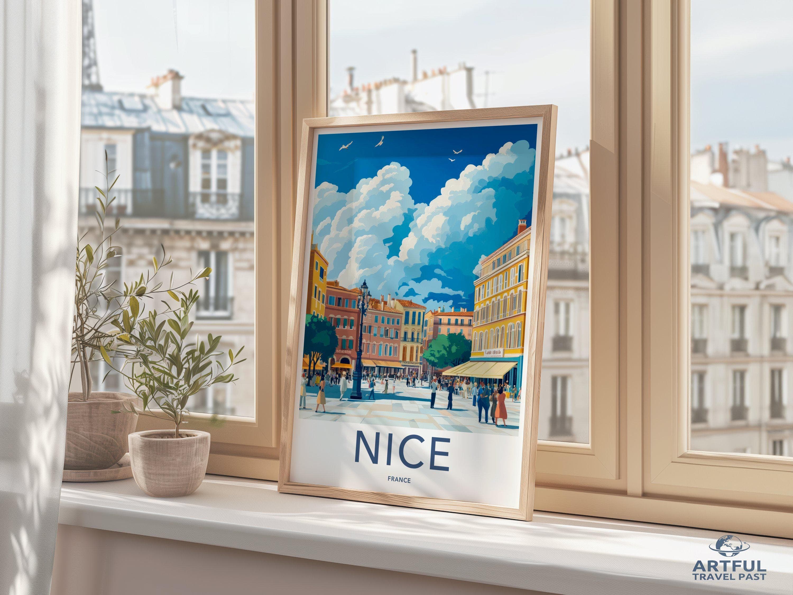 Nice Poster | France Wall Art | Europe Decor