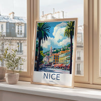 Nice Poster | France Wall Art | Europe Decor