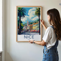 Nice Poster | France Wall Art | Europe Decor