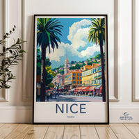 Nice Poster | France Wall Art | Europe Decor