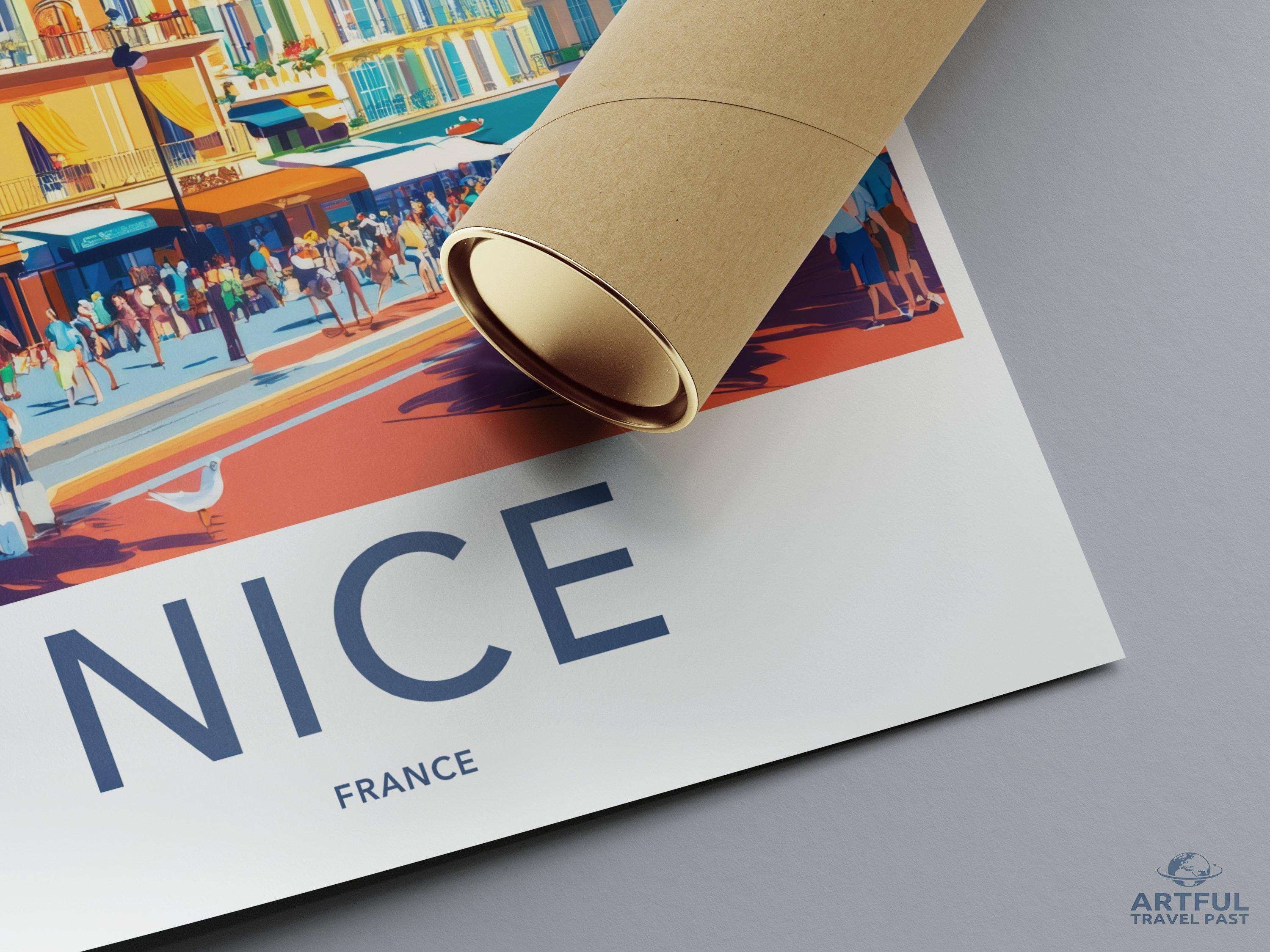Nice Poster | France Wall Art | Europe Decor