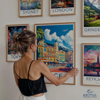 Nice Poster | France Wall Art | Europe Decor