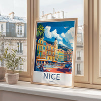 Nice Poster | France Wall Art | Europe Decor