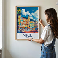 Nice Poster | France Wall Art | Europe Decor