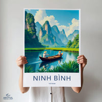 Ninh Binh Poster - Vietnam Wall Art