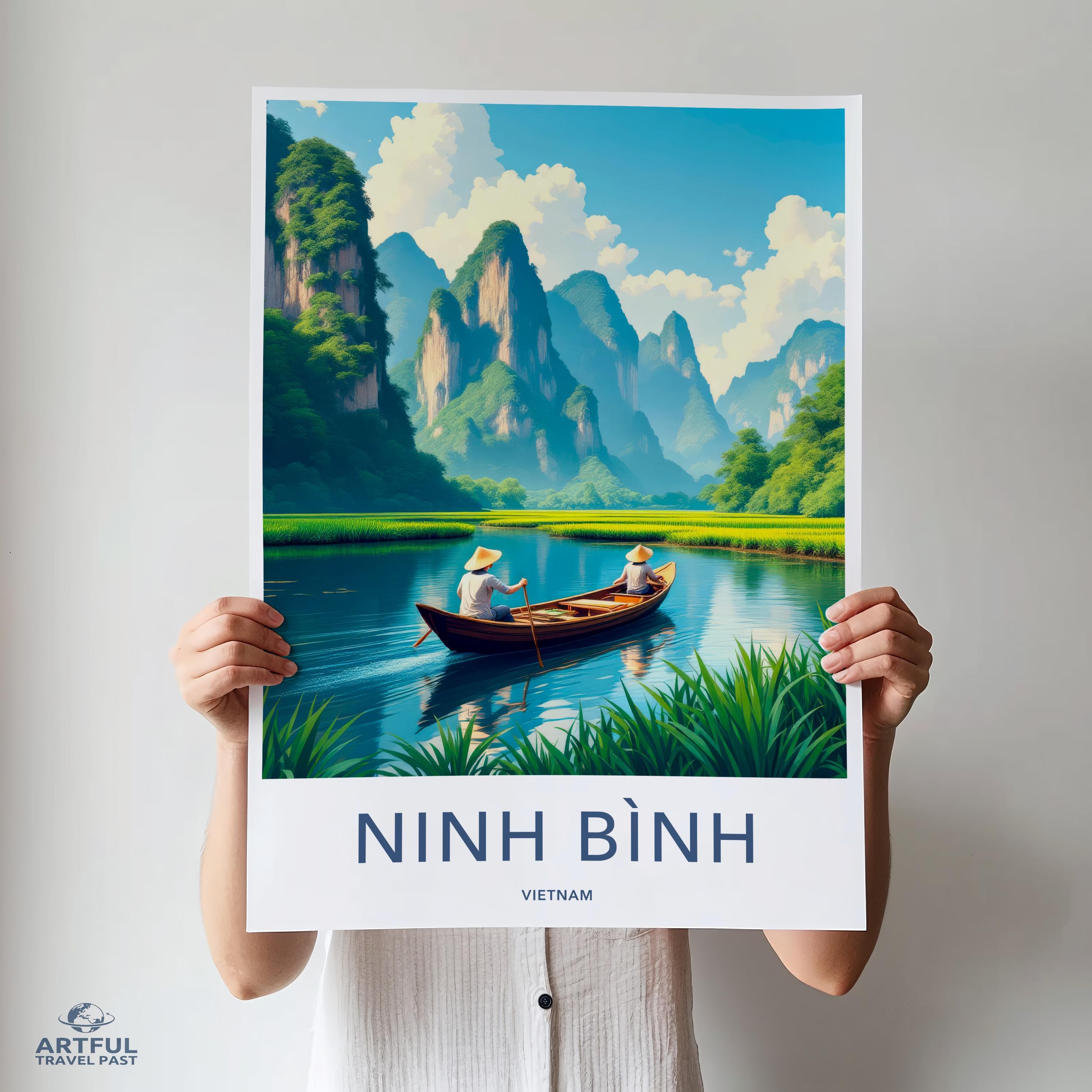 Ninh Binh Poster - Vietnam Wall Art