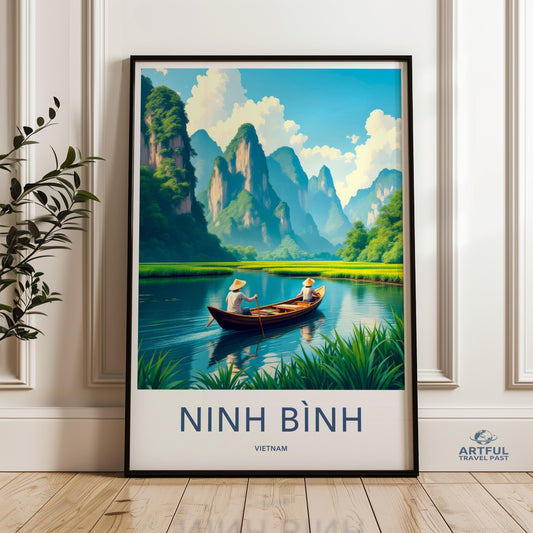 Ninh Binh Poster - Vietnam Wall Art
