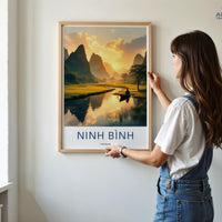 Ninh Binh Poster - Vietnam Wall Art