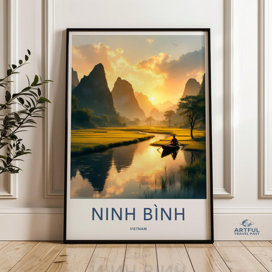 Ninh Binh Poster - Vietnam Wall Art