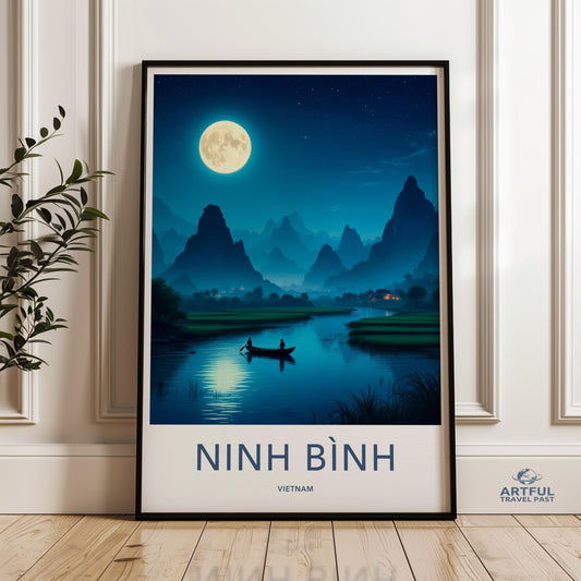 Ninh Binh Poster - Vietnam Wall Art
