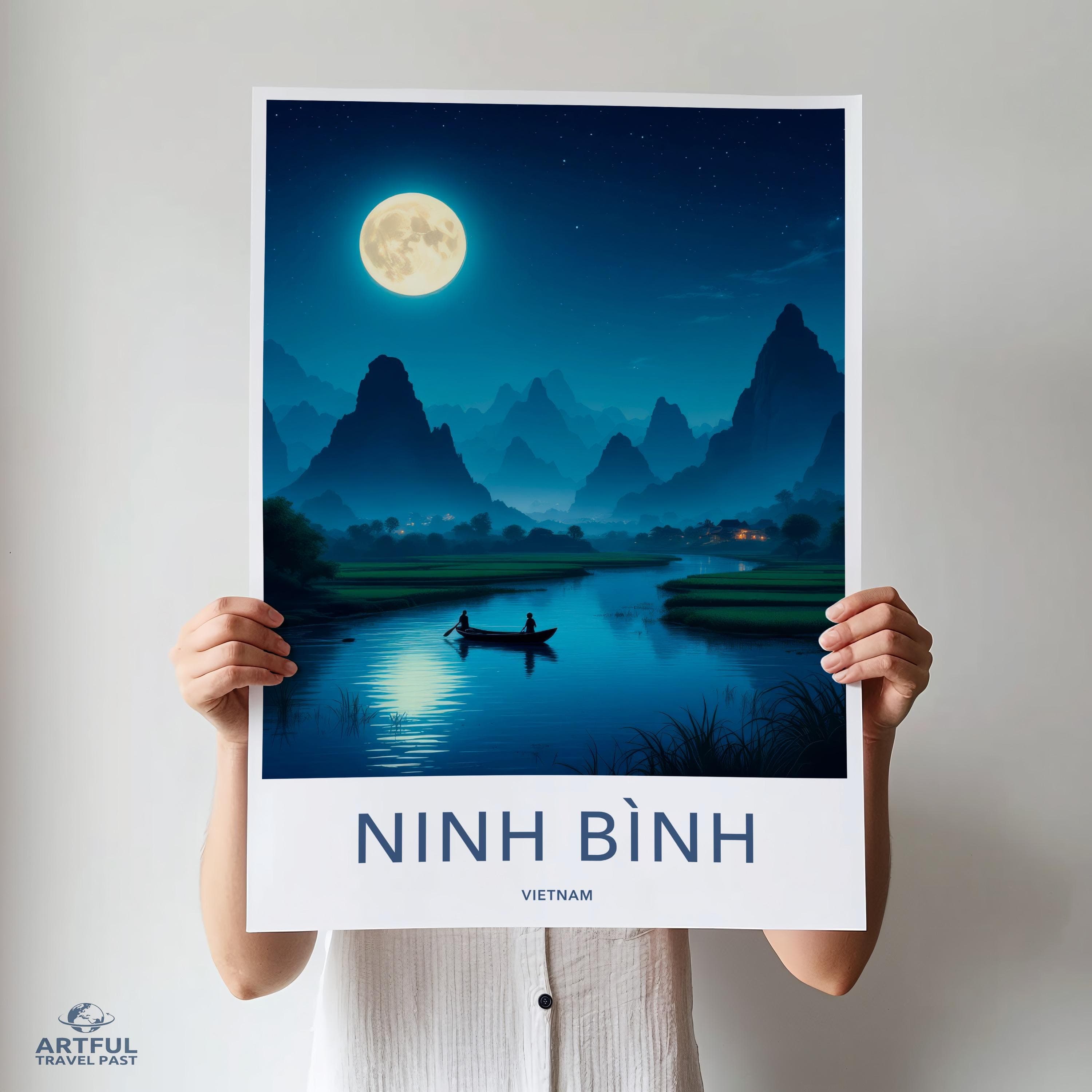 Ninh Binh Poster - Vietnam Wall Art