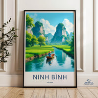 Ninh Binh Poster - Vietnam Wall Art