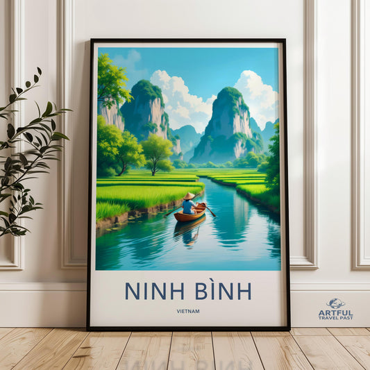 Ninh Binh Poster - Vietnam Wall Art