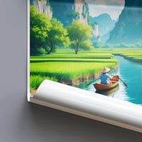 Ninh Binh Poster - Vietnam Wall Art