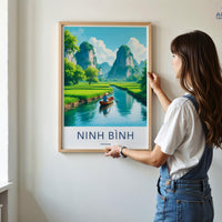 Ninh Binh Poster - Vietnam Wall Art