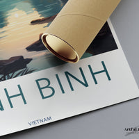 Ninh Binh Poster | Vietnam Wall Art | Asia Decor