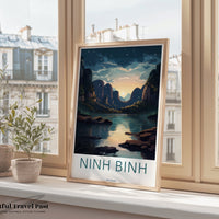 Ninh Binh Poster | Vietnam Wall Art | Asia Decor