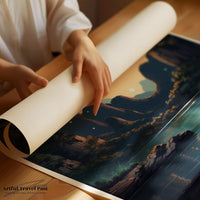 Ninh Binh Poster | Vietnam Wall Art | Asia Decor