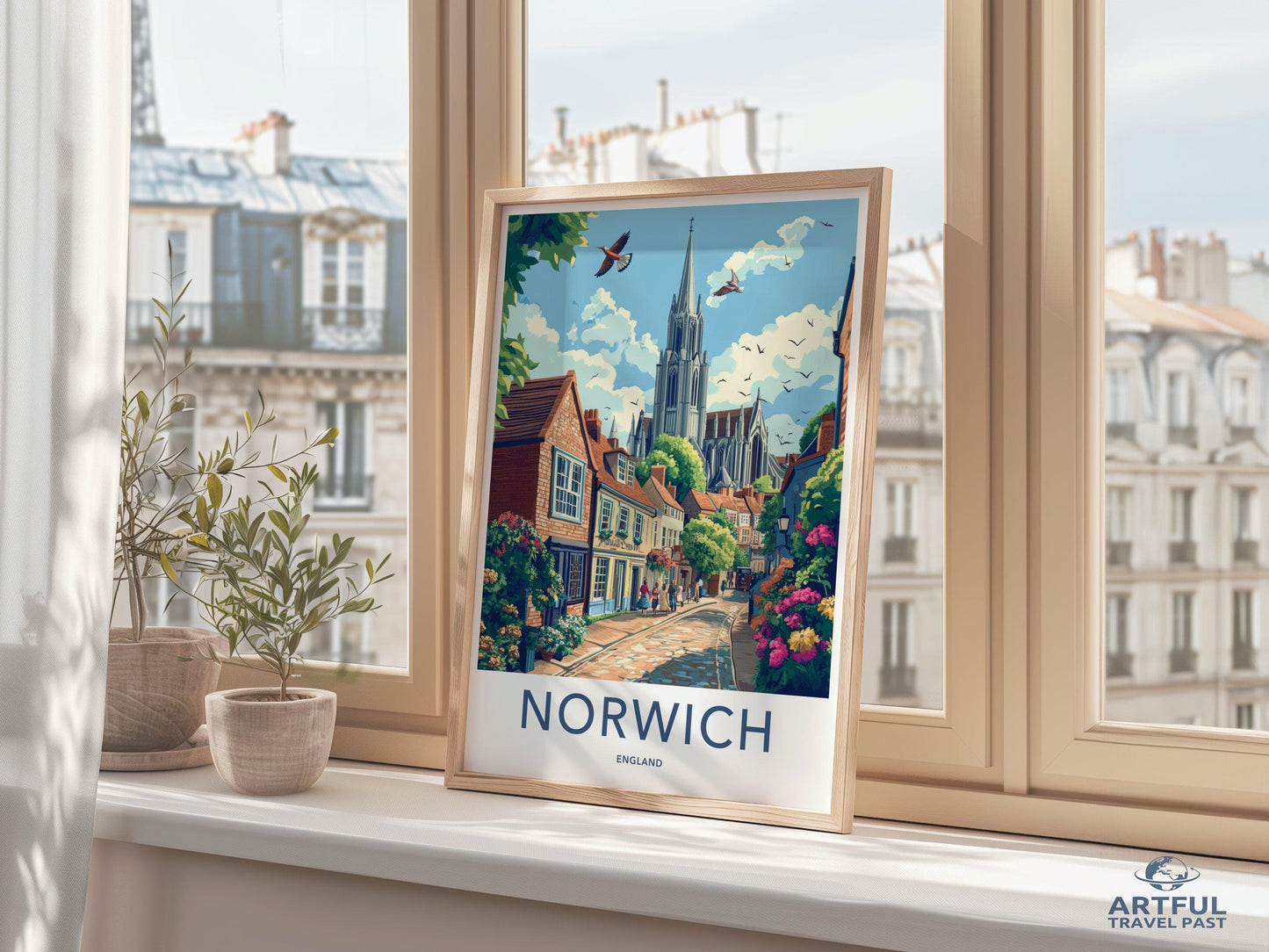 Norwich Poster - England Wall Art