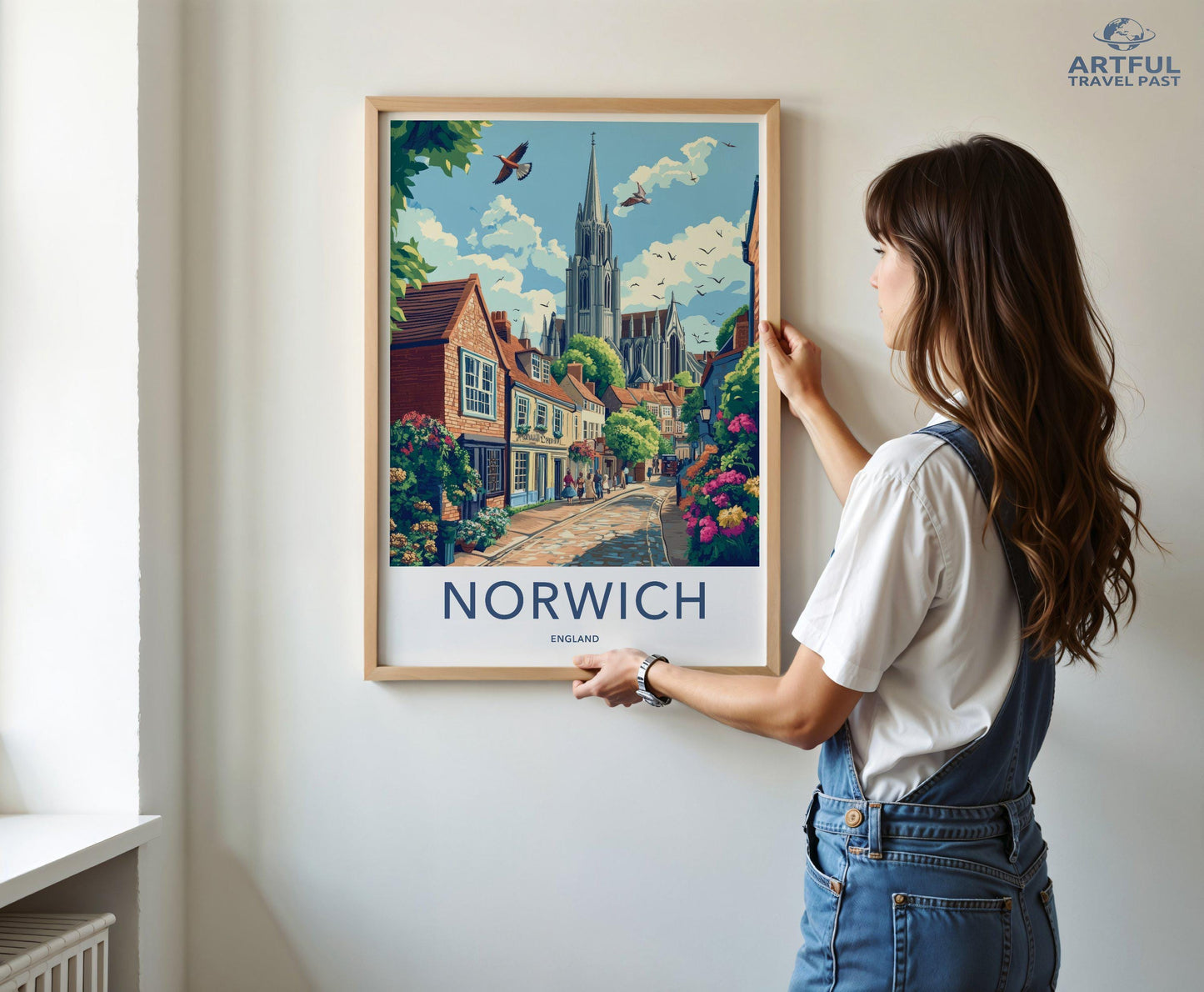 Norwich Poster - England Wall Art