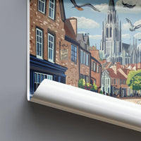 Norwich Poster | England Wall Art | UK Decor