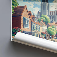 Norwich Poster | England Wall Art | UK Decor