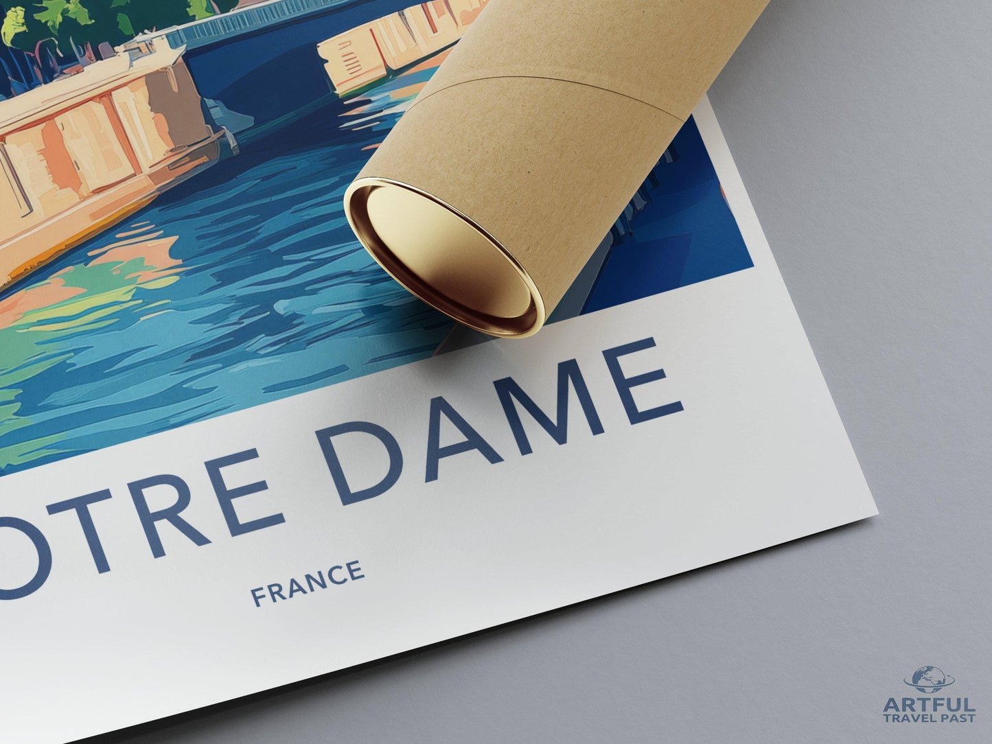 Notre Dame Cathedral Poster | France Wall Art