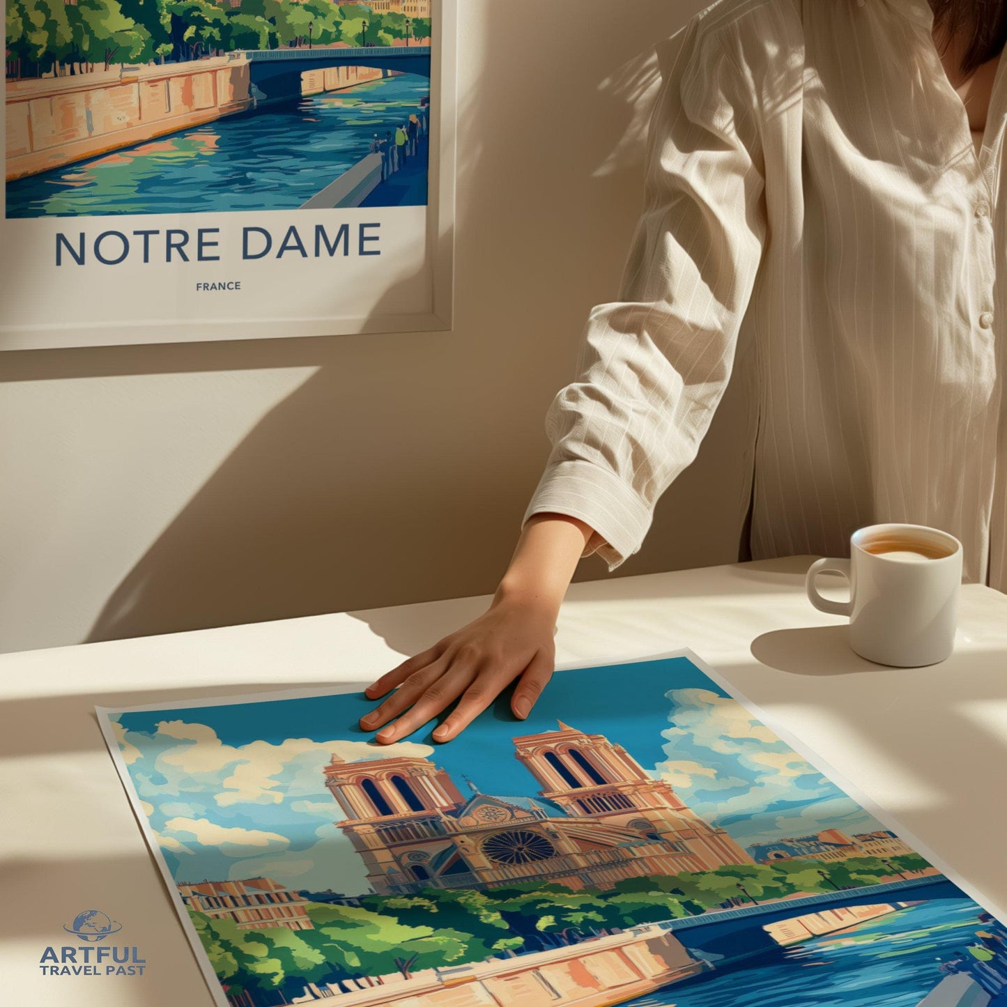 Notre Dame Cathedral Poster | France Wall Art