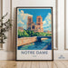 Notre Dame Cathedral Poster | France Wall Art