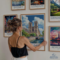 Notre Dame Cathedral Poster - France Wall Art