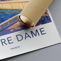 Notre Dame Poster - France Wall Art