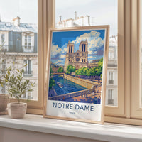 Notre Dame Poster - France Wall Art