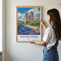 Notre Dame Poster - France Wall Art