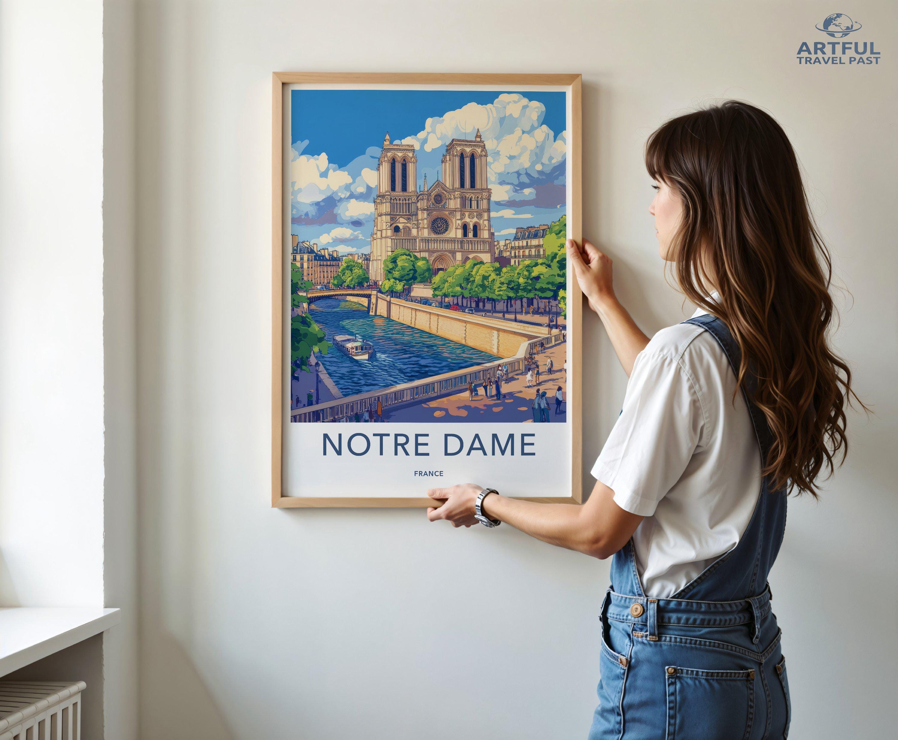 Notre Dame Poster - France Wall Art