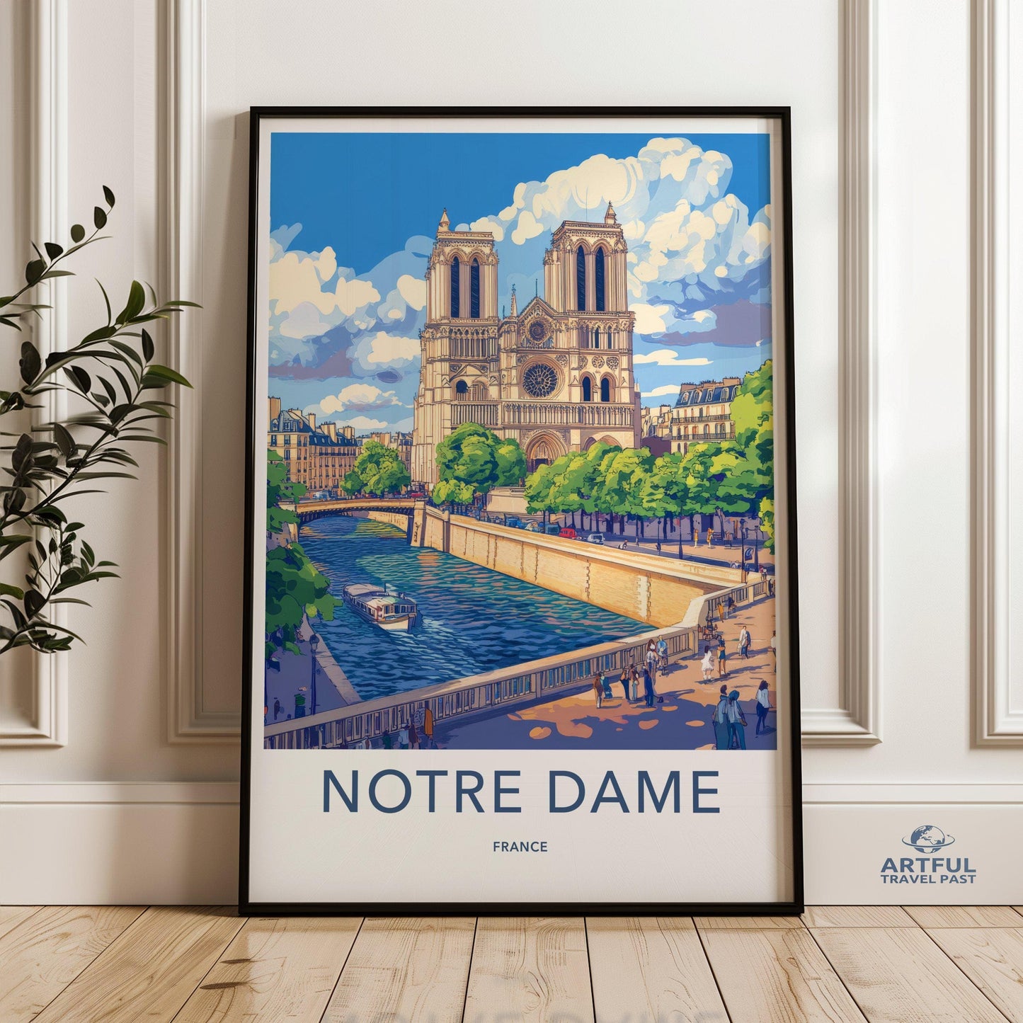 Notre Dame Poster - France Wall Art