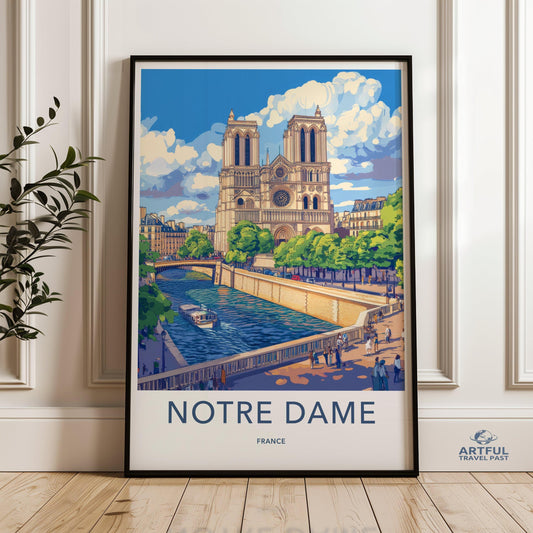 Notre Dame Poster - France Wall Art