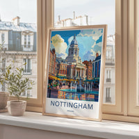 Nottingham Poster - England Wall Art