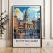 Nottingham Poster - England Wall Art