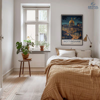 Nottingham Poster - England Wall Art