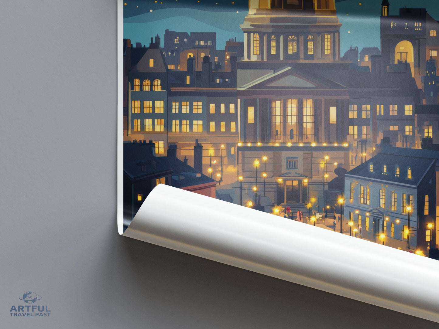 Nottingham Poster | England Wall Art | UK Decor