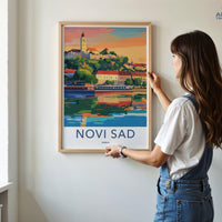 Novi Sad Poster - Serbia Wall Art