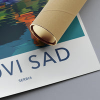 Novi Sad Poster | Serbia Wall Art | Balkans Decor
