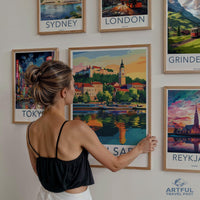 Novi Sad Poster | Serbia Wall Art | Balkans Decor
